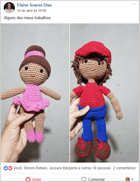 Amigurumi garoto/a